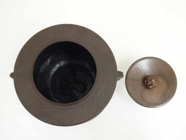 道具 ] - 道具 釜師 金谷浄雲造 竹地紋筒釜（共箱） | ネットショップ